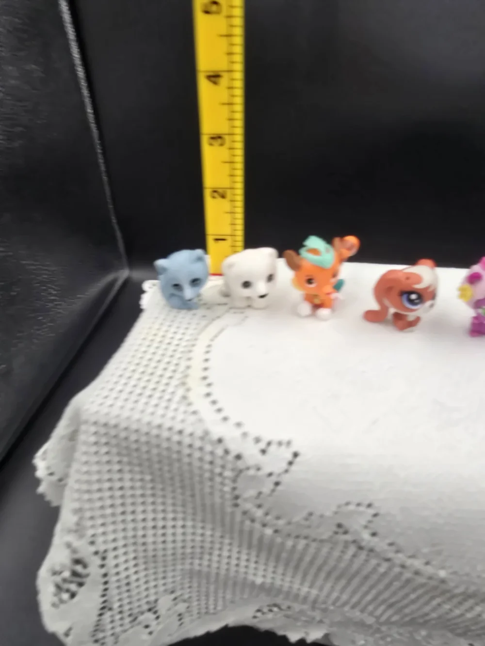 Disney Small Collectible Animal Figures in Orange, Pink, Gray and Teal